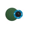 Continental Abrasives 3" 60 Grit Green Zirconia with Grinding Aid  Cloth Reinforced Quick Change Style Disc Q-ZG3060